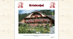 Desktop Screenshot of krindenhof.ch